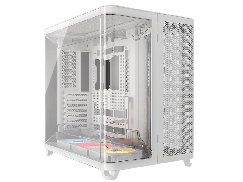 Corsair AIR 5400 RS-R ARGB White - Gehäuse - Miditower - Weiß