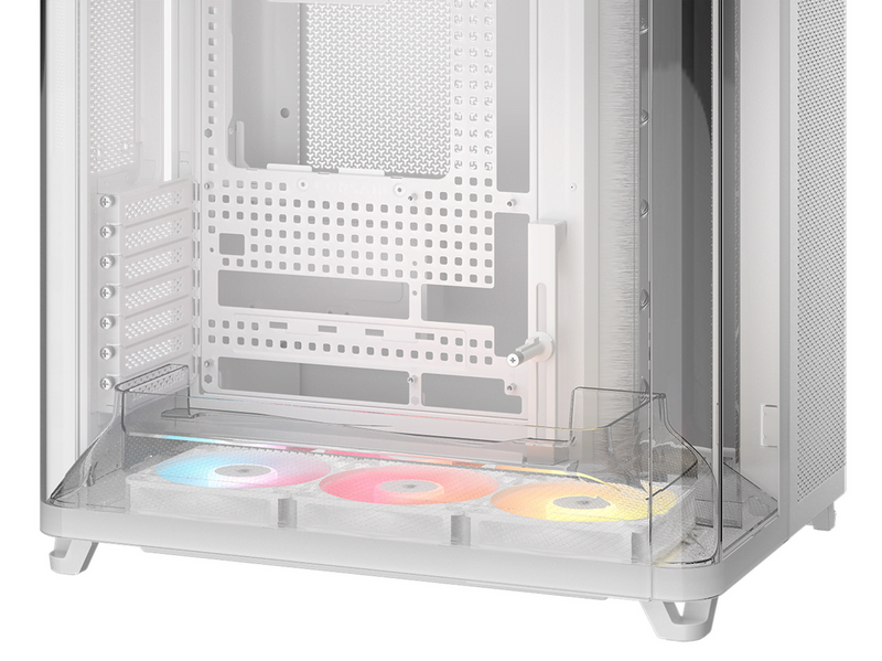 Corsair AIR 5400 RS-R ARGB White - Gehäuse - Miditower - Weiß