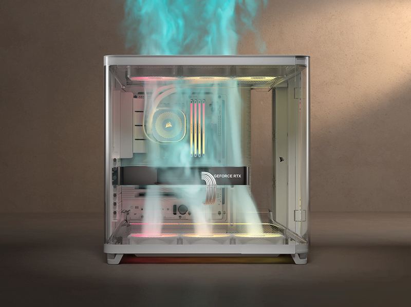 Corsair AIR 5400 RS-R ARGB White - Gehäuse - Miditower - Weiß