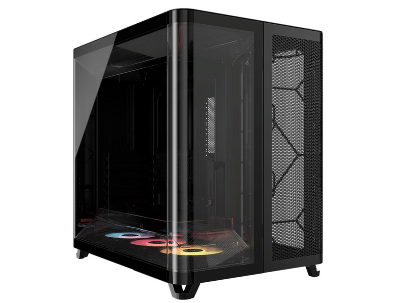 Corsair AIR 5400 LX-R LINK Black - Gehäuse - Miditower - Schwarz