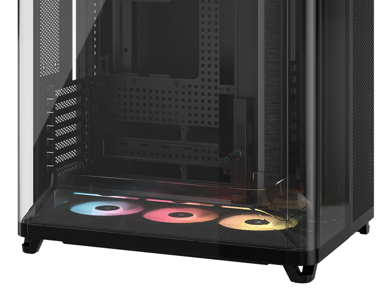 Corsair AIR 5400 LX-R LINK Black - Gehäuse - Miditower - Schwarz