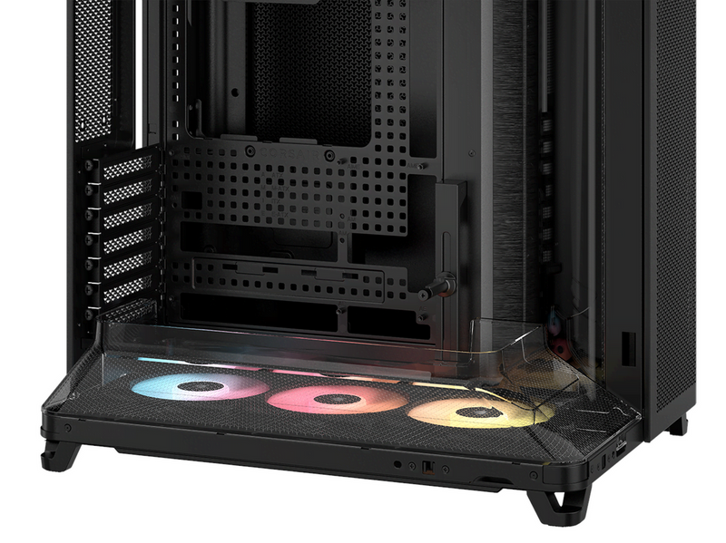 Corsair AIR 5400 LX-R LINK Black - Gehäuse - Miditower - Schwarz