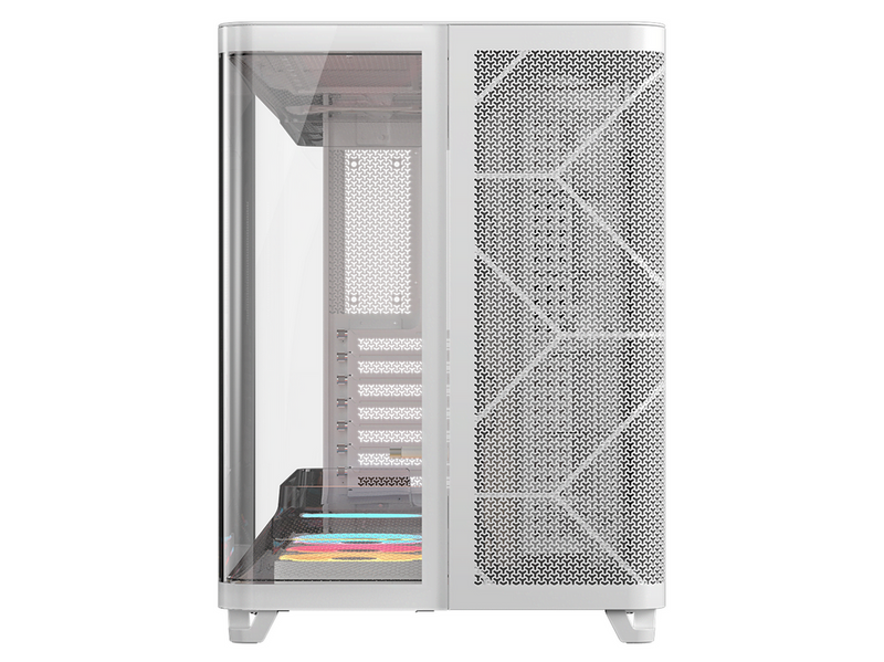 Corsair AIR 5400 LX-R LINK White - Gehäuse - Miditower - Weiß