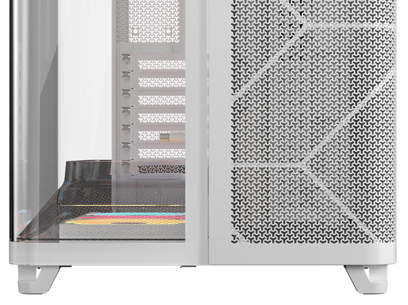 Corsair AIR 5400 LX-R LINK White - Gehäuse - Miditower - Weiß