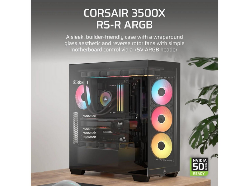Corsair 3500X RSR ARGB Black - Gehäuse - Miditower - Schwarz