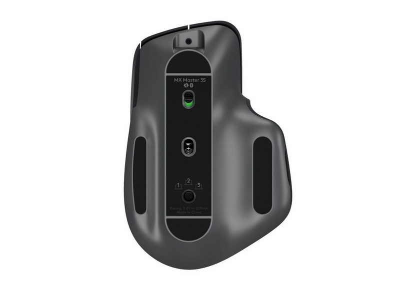 Logitech MX Master 3S (Bluetooth Edition) - Ergonomische Maus (Grau)