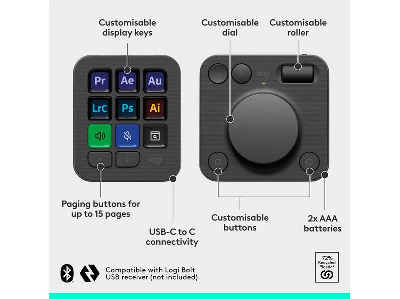Logitech MX Creative Console - Graphite
