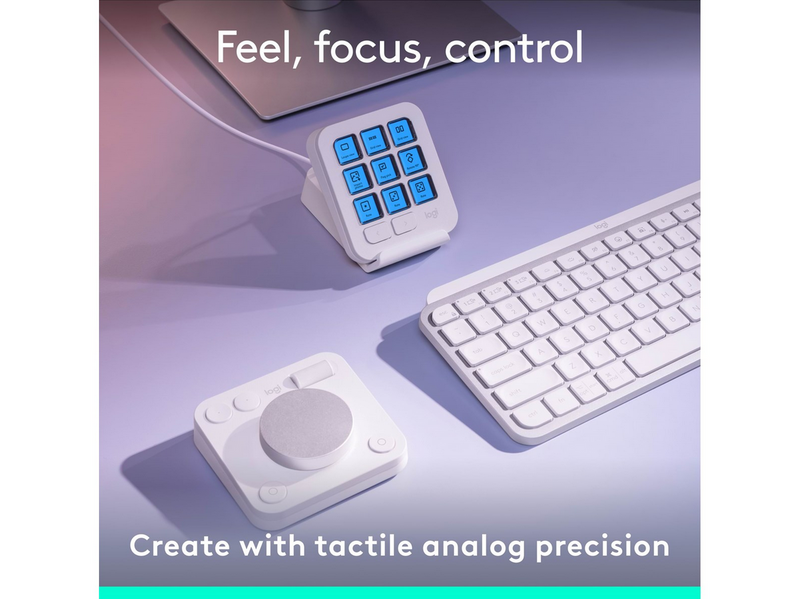 Logitech MX Creative Console - Pale Grey