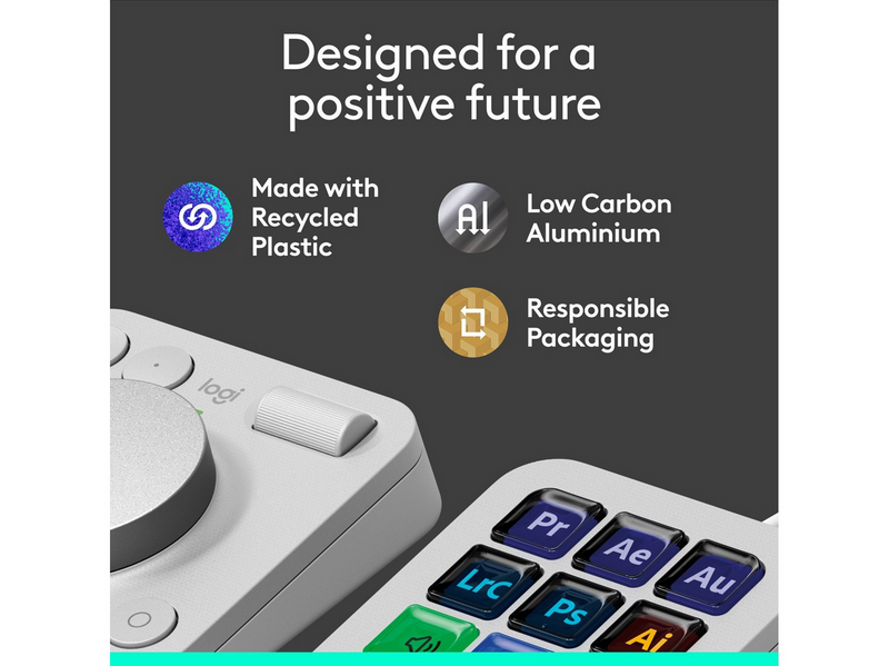 Logitech MX Creative Console - Pale Grey
