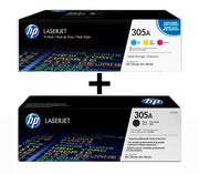HP Original 305A Toner - 4er Multipack (CF370AM, CE410A)