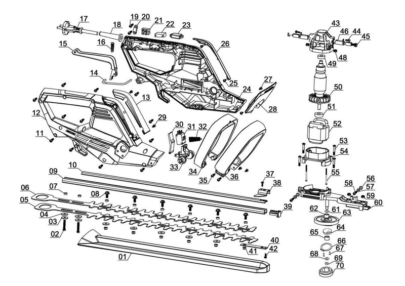 Einhell Elektro-Heckenschere GC-EH 4550 (3403370)