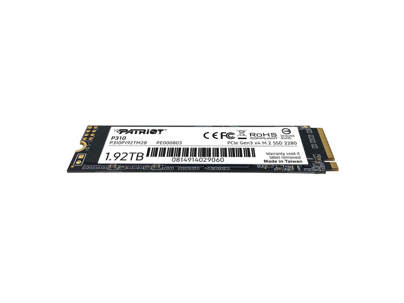 Patriot P310 SSD - 1.9TB - PCIe 3.0 - M.2 2280
