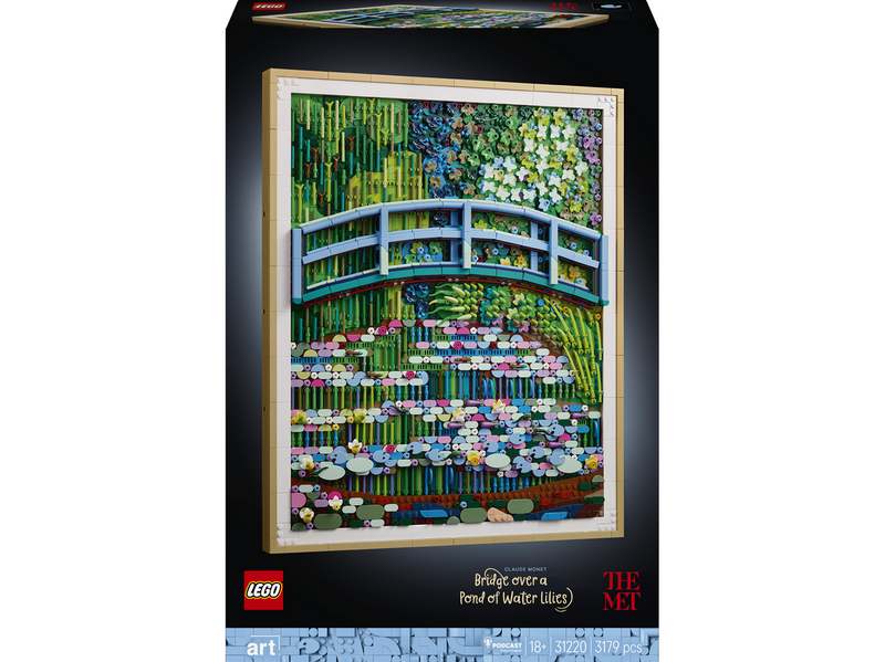 LEGO Art 31220 Claude Monet – Brücke über einen Seerosenteich