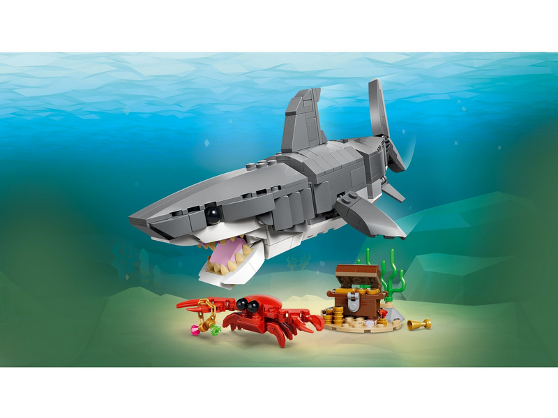 LEGO Creator 31381 Wilder Hai mit Schatztruhe