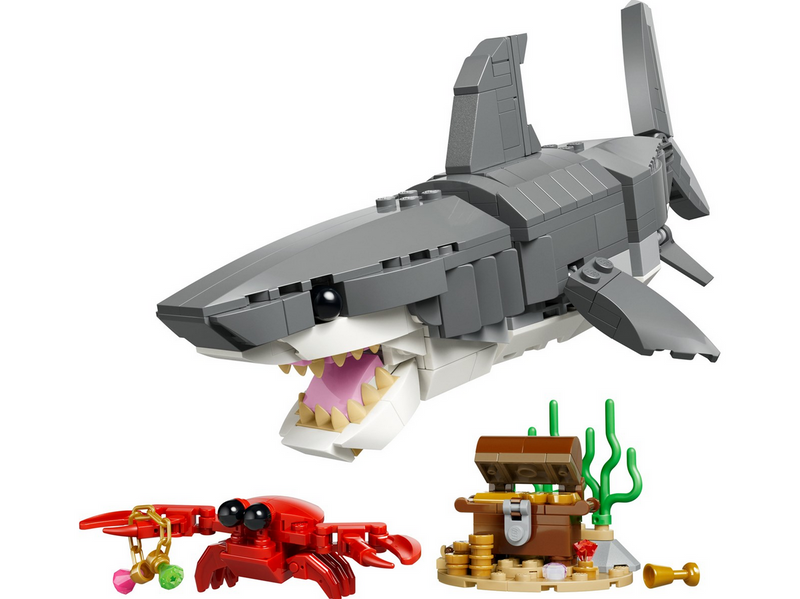 LEGO Creator 31381 Wilder Hai mit Schatztruhe