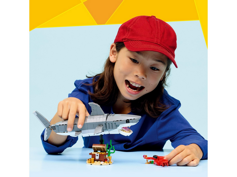 LEGO Creator 31381 Wilder Hai mit Schatztruhe