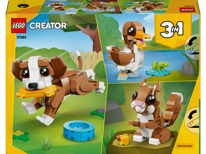 LEGO Creator 31382 Niedliche Tiere: Verspielter Welpe