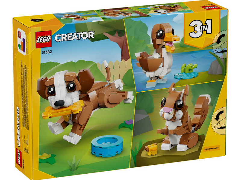 LEGO Creator 31382 Niedliche Tiere: Verspielter Welpe