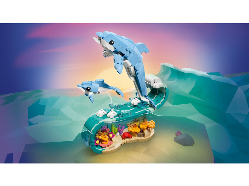 LEGO Creator 31385 Meerestiere: Wunderschöne Delfine