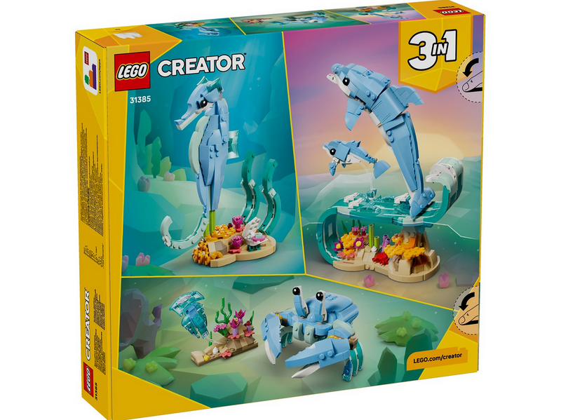 LEGO Creator 31385 Meerestiere: Wunderschöne Delfine
