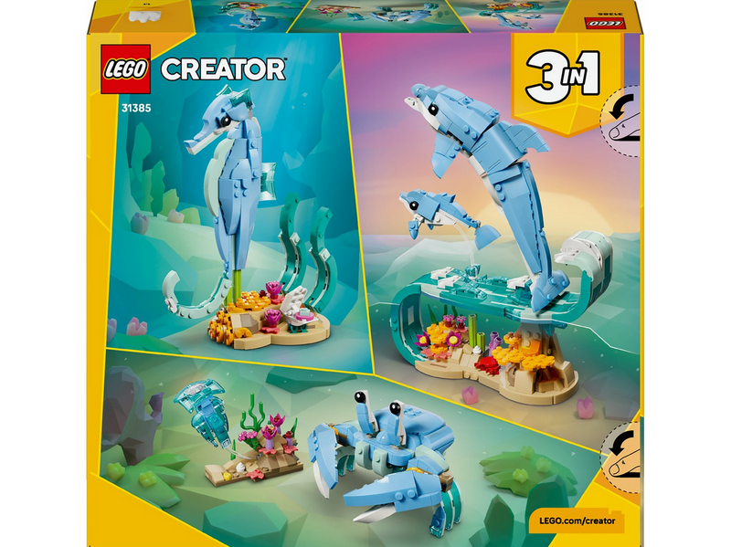 LEGO Creator 31385 Meerestiere: Wunderschöne Delfine