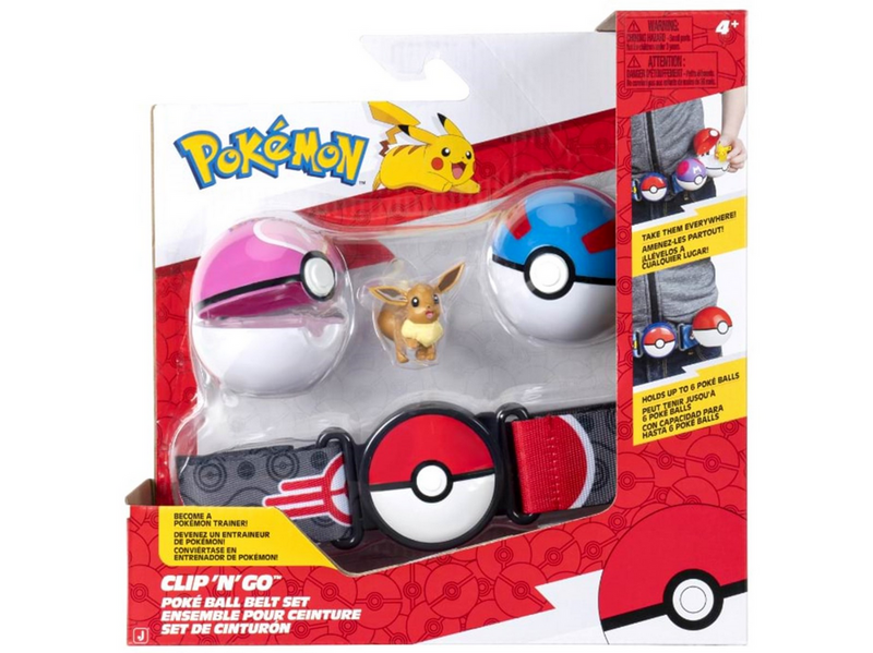 Pokemon CLIP N GO BELT SET EEVEE