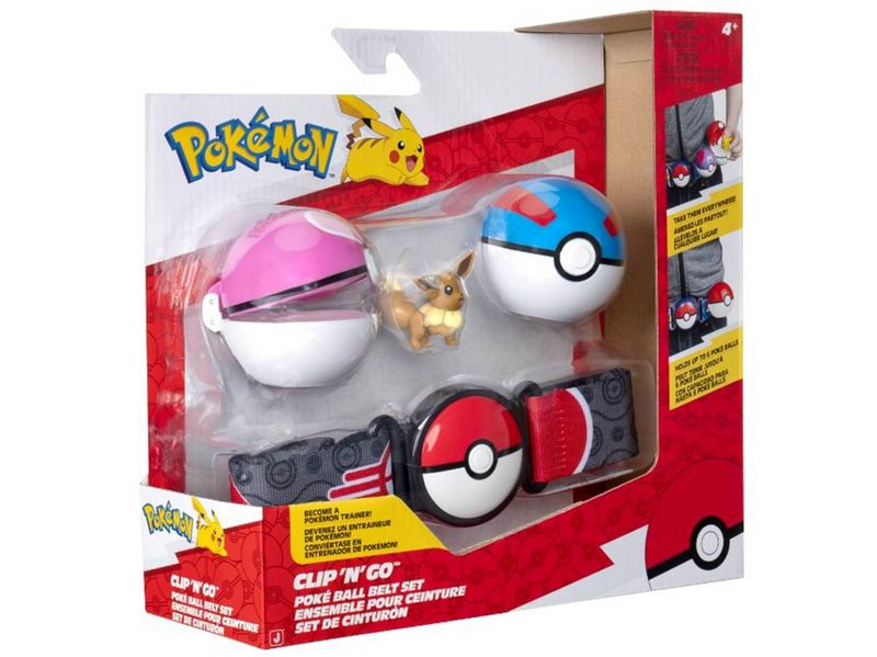 Pokemon CLIP N GO BELT SET EEVEE