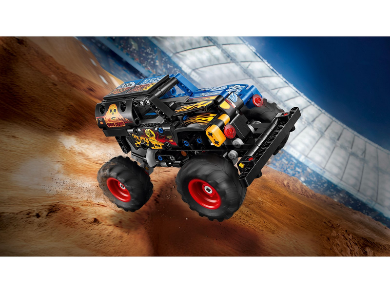 LEGO Technic 42219 Monster Jam™ Grave Digger™ Feuer und Eis