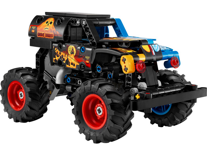 LEGO Technic 42219 Monster Jam™ Grave Digger™ Feuer und Eis