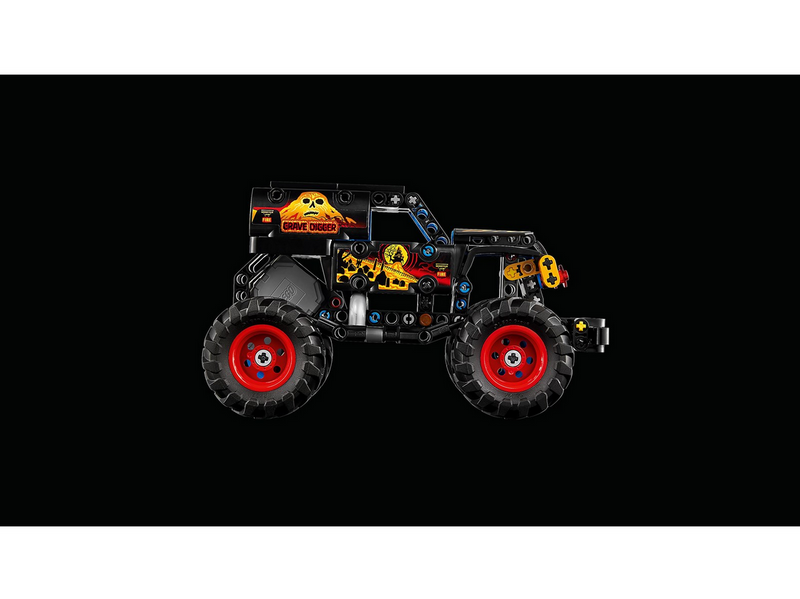 LEGO Technic 42219 Monster Jam™ Grave Digger™ Feuer und Eis