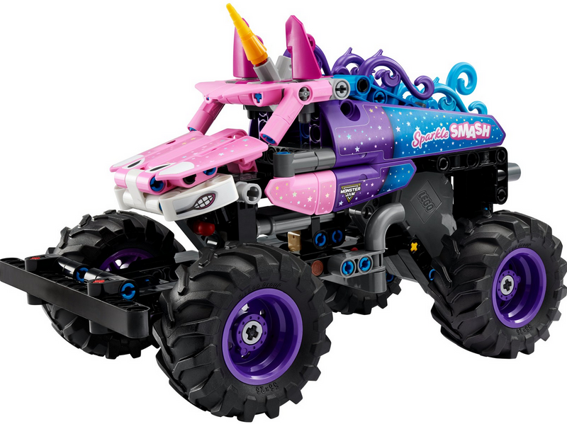 LEGO Technic 42220 Monster Jam™ Sparkle Smash™ mit Rückziehmotor