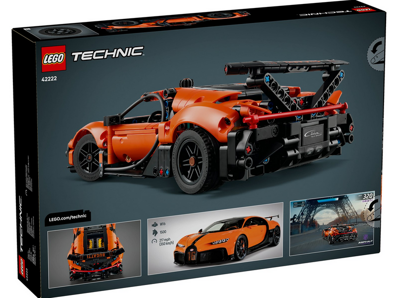 LEGO Technic 42222 Bugatti Chiron Pur Sport Hypercar