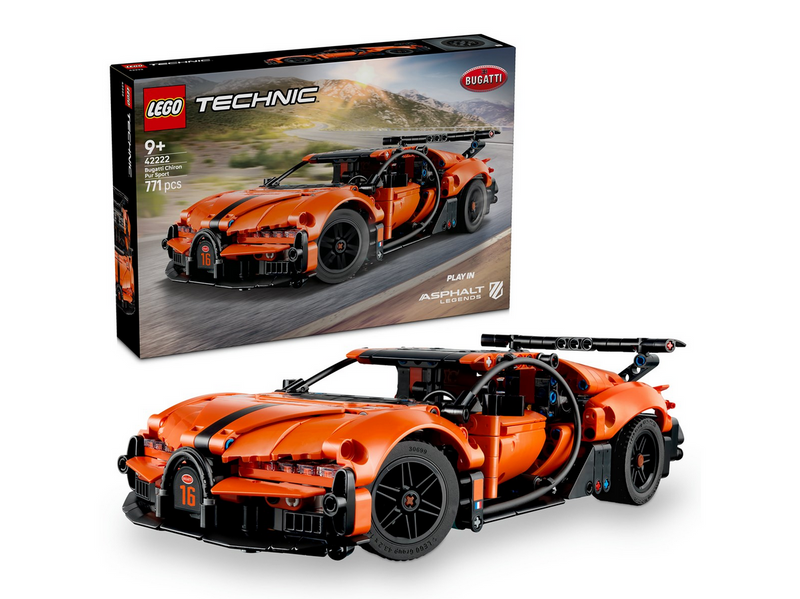 LEGO Technic 42222 Bugatti Chiron Pur Sport Hypercar
