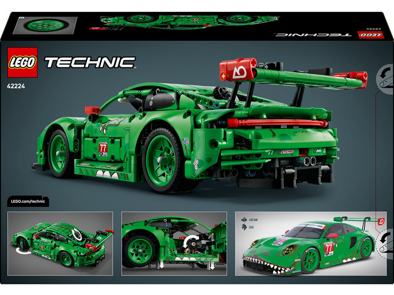 LEGO Technic 42224 Porsche 911 GT3 R REXY AO Racing Rennwagen