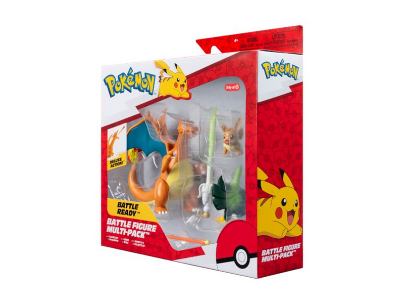 Pokemon Battle Figure Multi-Pack with Charizard Eevee and Sirfetch'd