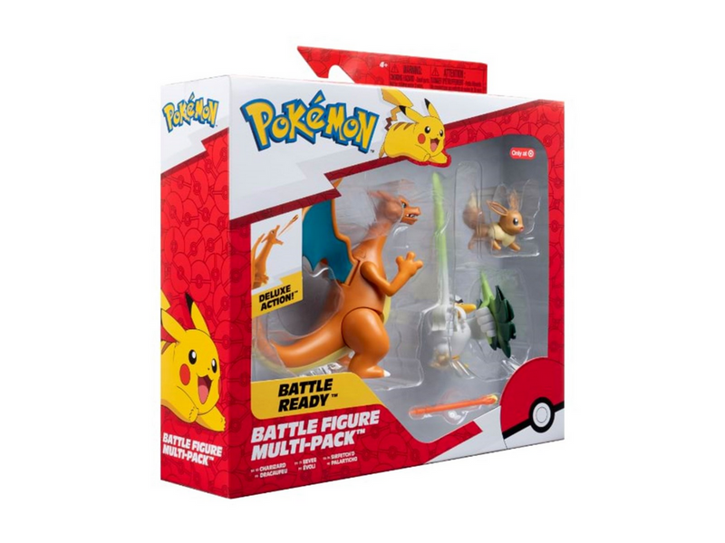 Pokemon Battle Figure Multi-Pack with Charizard Eevee and Sirfetch'd