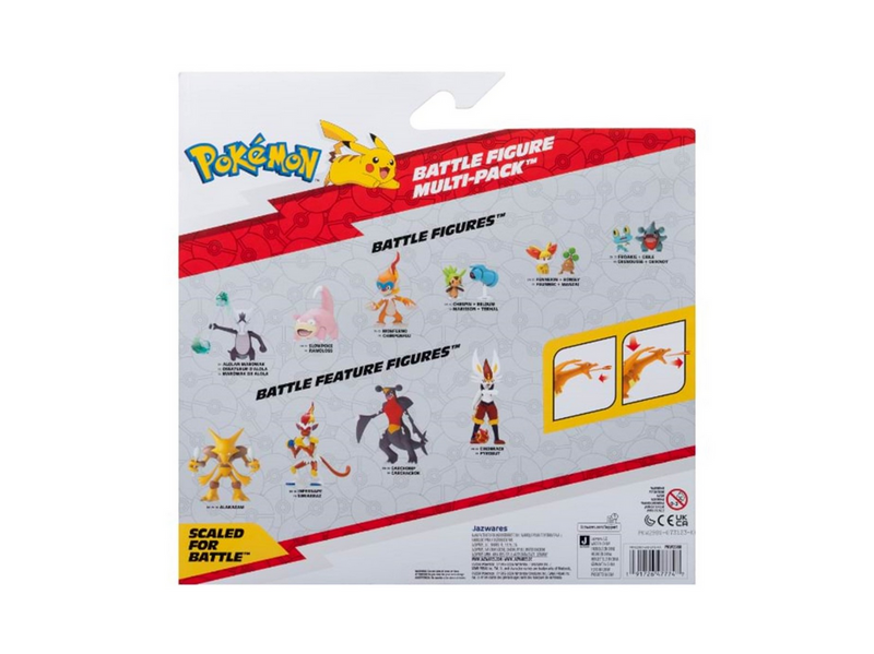 Pokemon Battle Figure Multi-Pack with Charizard Eevee and Sirfetch'd