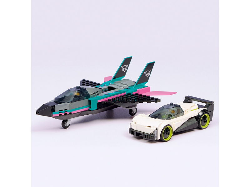LEGO City 60489 Düsenflieger vs. Rennauto