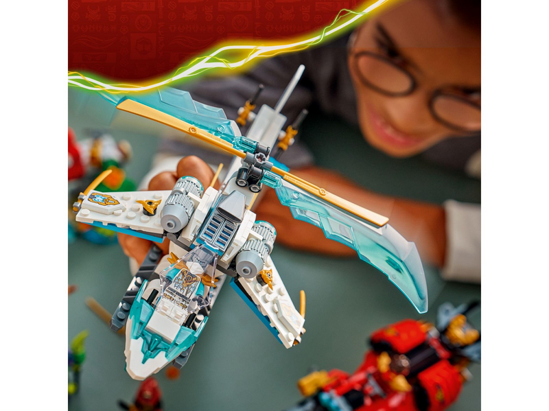 LEGO Ninjago 71857 Showdown am Baumhaus mit dem Ninja-Bike