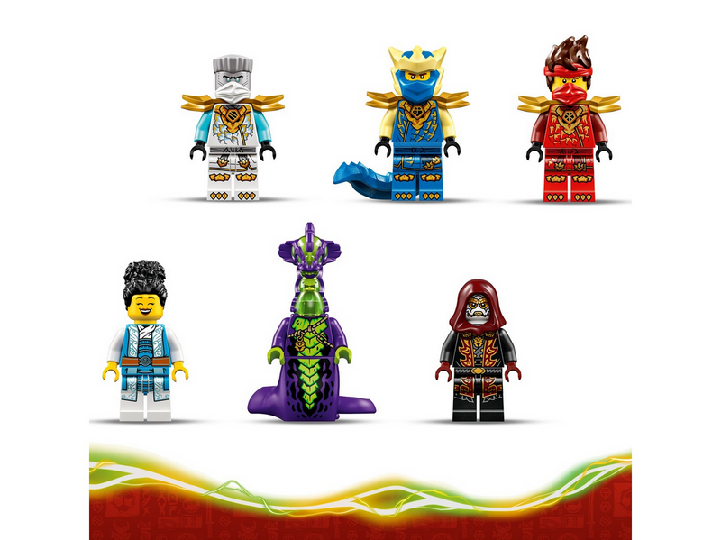 LEGO Ninjago 71857 Showdown am Baumhaus mit dem Ninja-Bike
