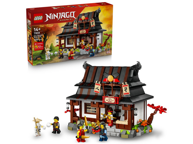 LEGO Ninjago 71858 15-jähriges Jubiläum der Vier-Waffen-Schmiede