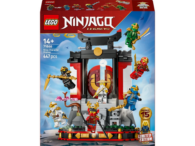 LEGO 15-jähriges Jubiläum: Ninja-Charaktere zum Ausstellen