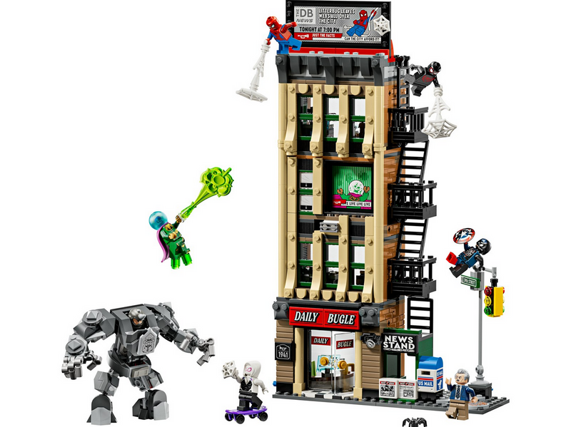 LEGO Marvel 76342 Spider-Man vs. Mysterio: Daily Bugle