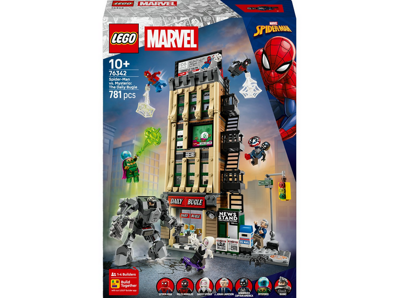 LEGO Marvel 76342 Spider-Man vs. Mysterio: Daily Bugle