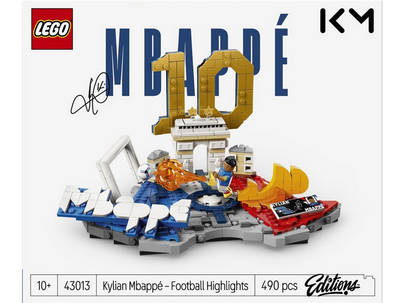 LEGO Editions 43013 Kylian Mbappé – Fußball-Highlights