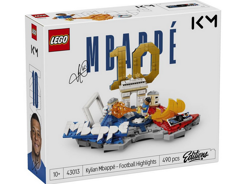 LEGO Editions 43013 Kylian Mbappé – Fußball-Highlights