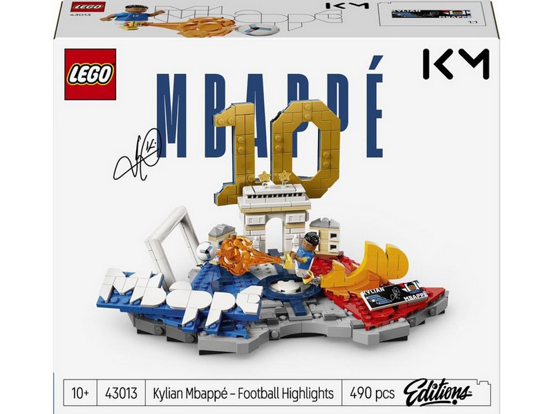 LEGO Editions 43013 Kylian Mbappé – Fußball-Highlights
