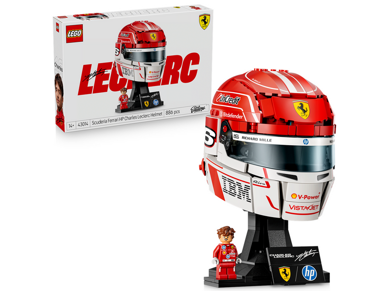 LEGO Editions 43014 Scuderia Ferrari HP Charles Leclerc Helm