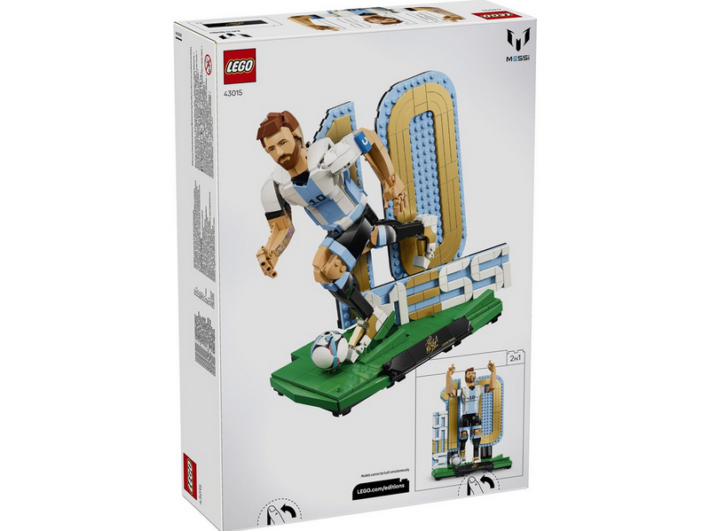 LEGO Editions 43015 Lionel Messi – Fußballlegende