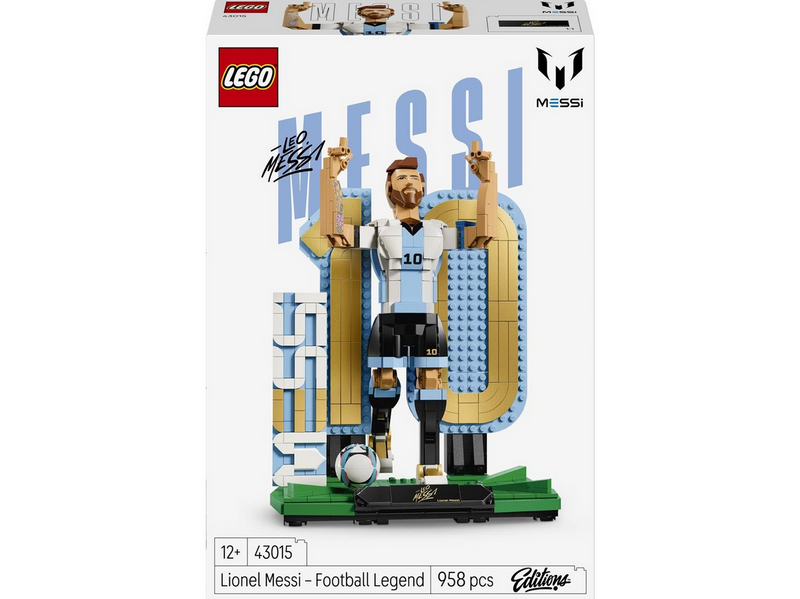 LEGO Editions 43015 Lionel Messi – Fußballlegende